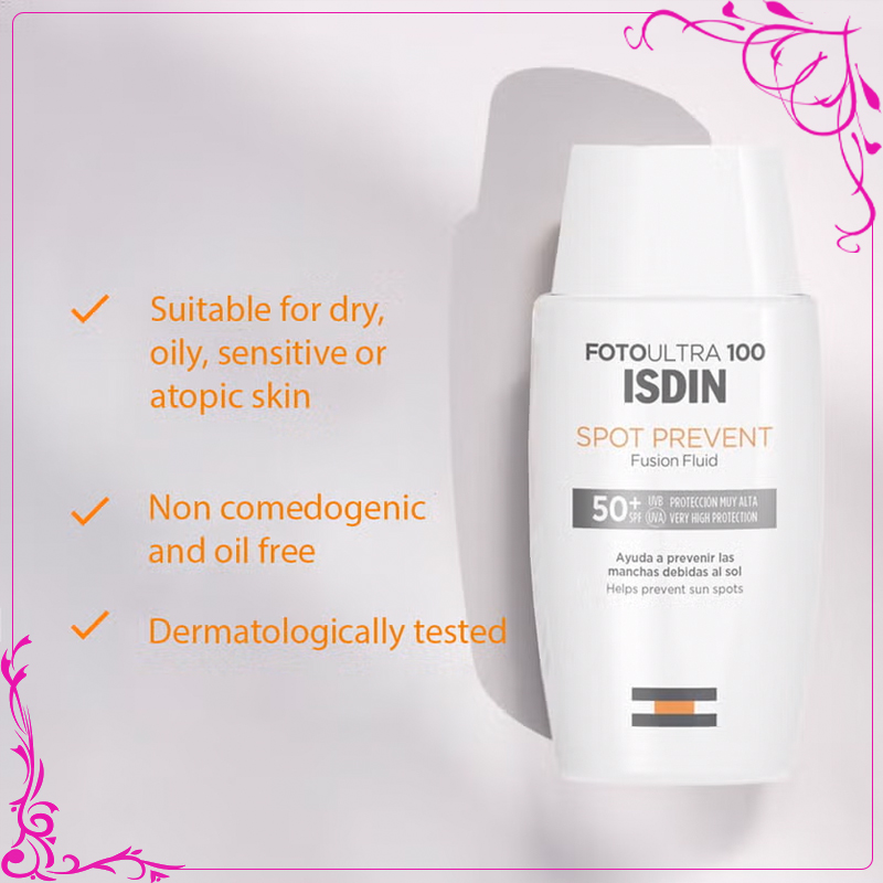 ضد آفتاب اسپات ایزدین اصل 50ml پوست چرب